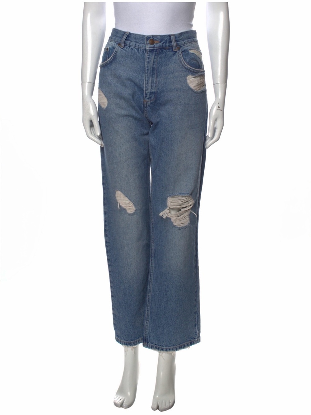 ANINE BING High Rise Distressed Jeans | Size 26 | Excellent condition